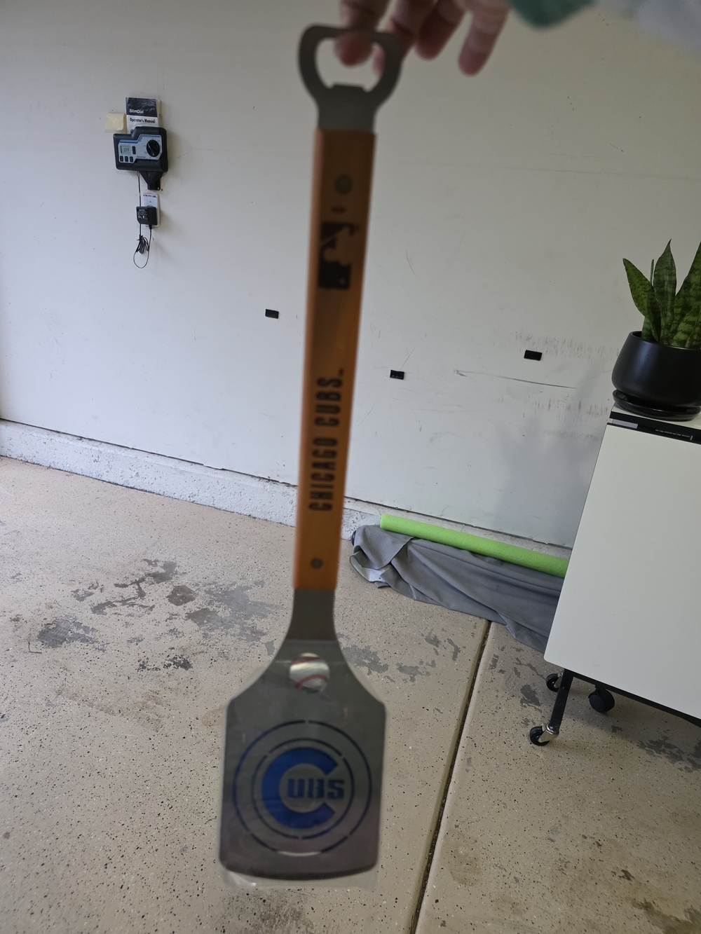 Yellow Bottle-Handle BBQ Spatula